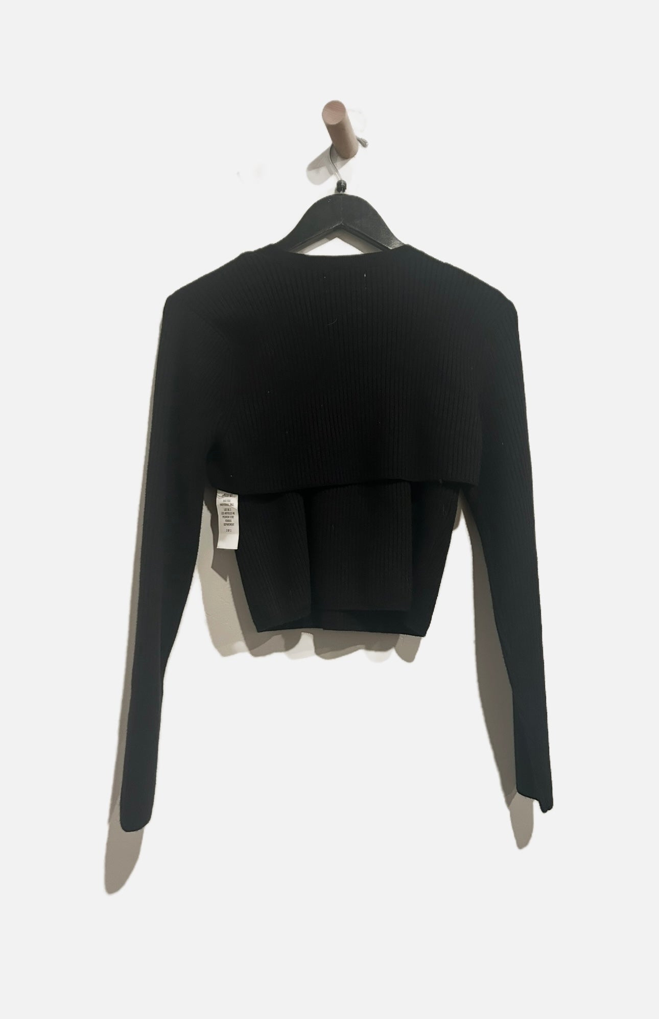 Abercrombie & Fitch NWT Black Ribbed Sweater Set - XL