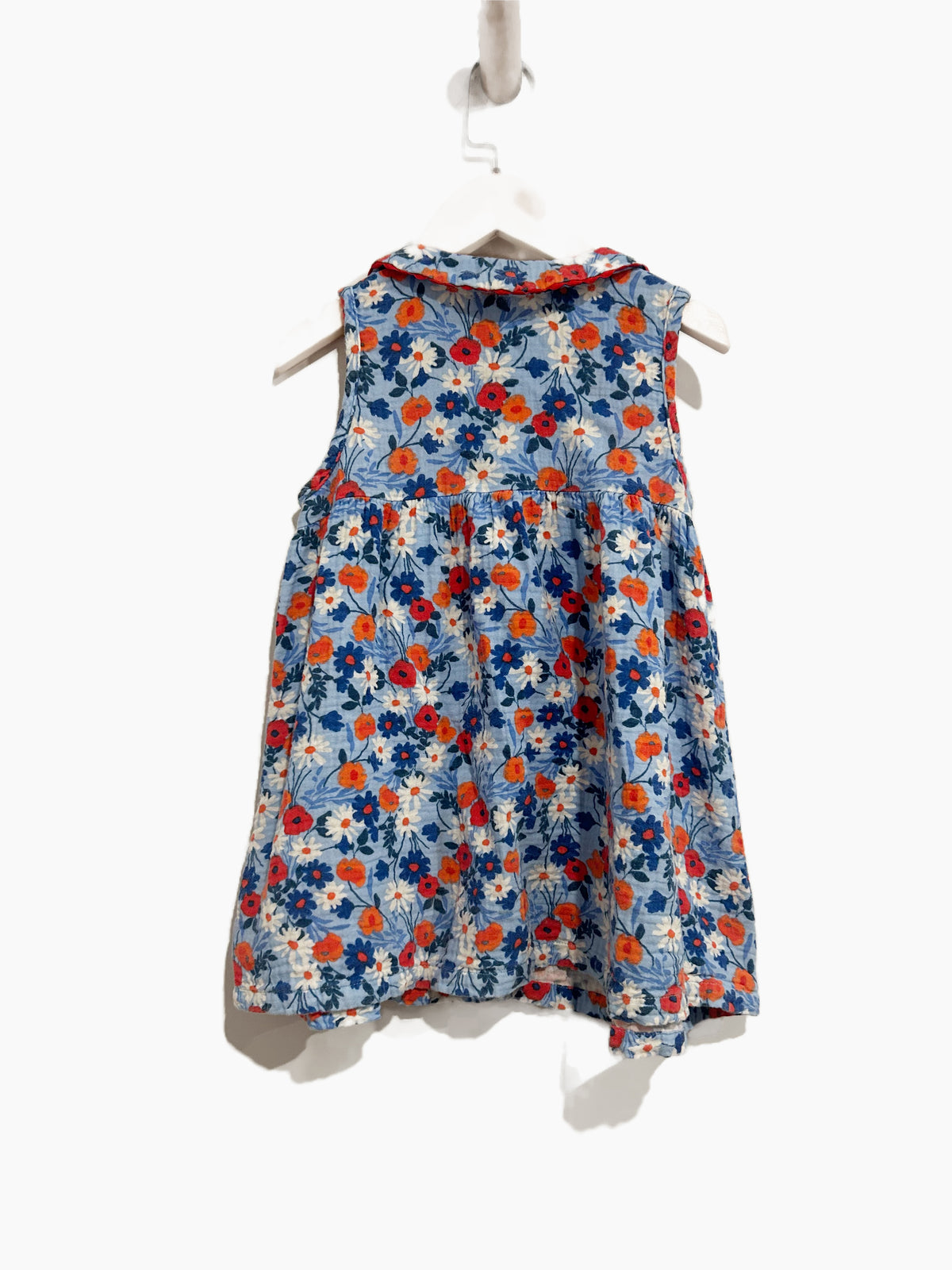 Angel Dear Blue Floral Dress - 4T