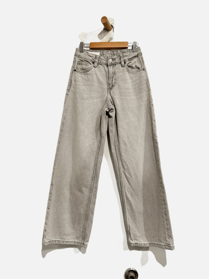 Zara Gray Wide Leg Jeans - 11-12
