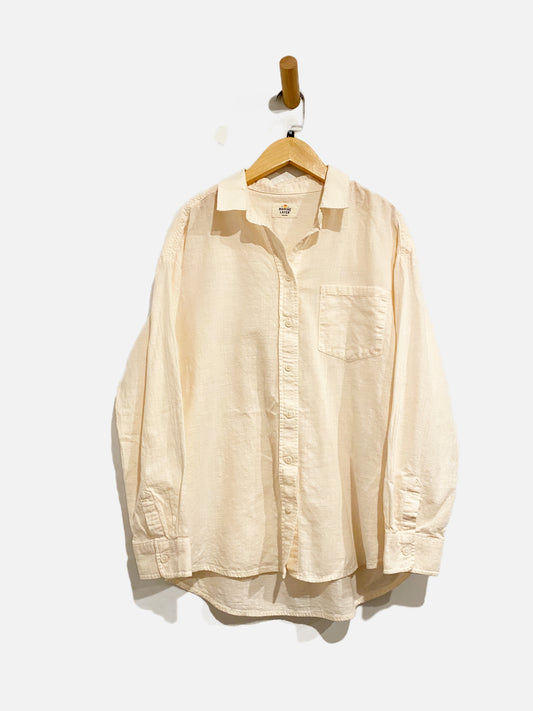 Marine Layer Pink Cotton Button Down - Medium