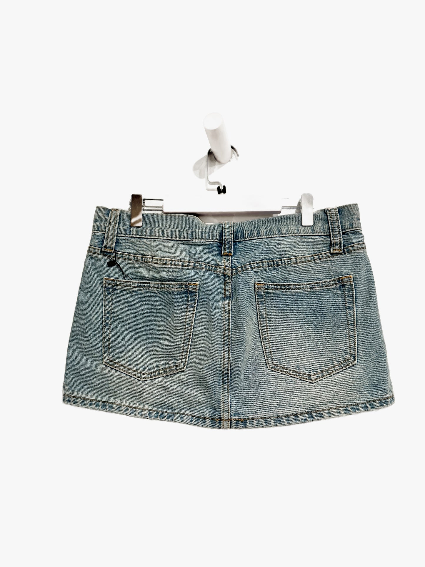 John Galt Denim Mini Skirt