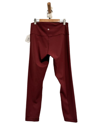Lululemon Wunder Under High-Rise Crop 23" in Red Merlot - 8