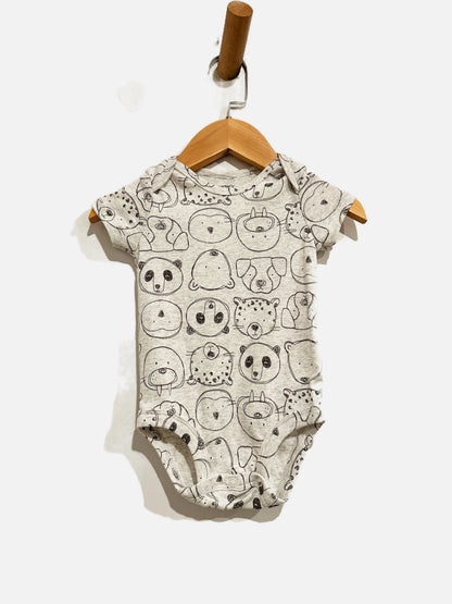 Carter's Animals Gray Onesie - 6M