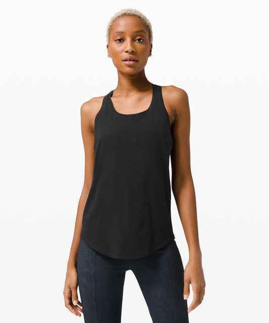Lululemon Love Tank Pleated in Black - 6