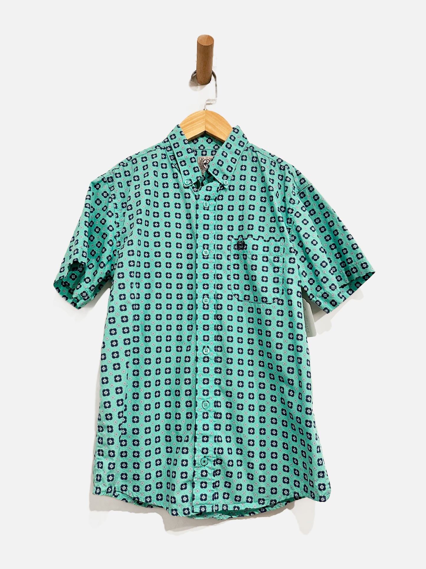 Cinch Blue Floral Button Down - 12