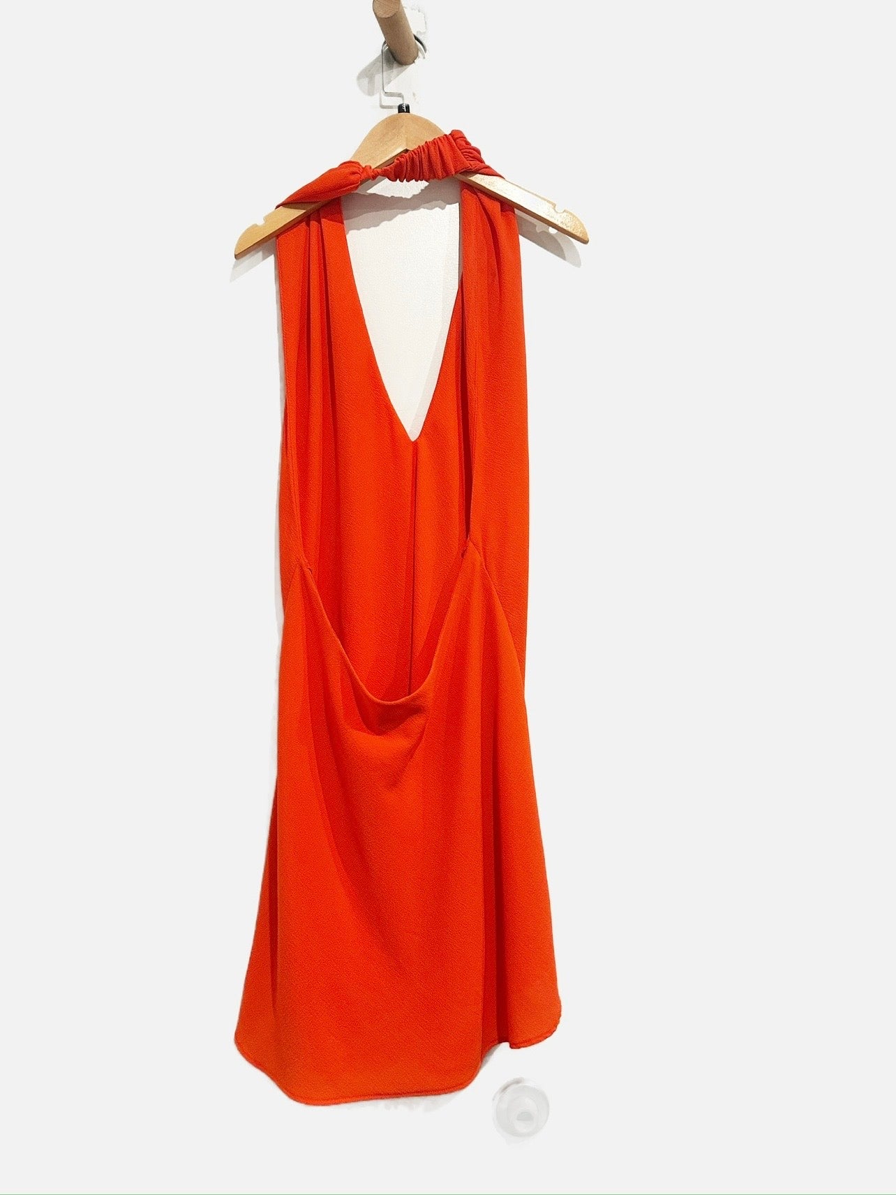 Show Me Your Mumu Jasmine Halter Mini Dress in Bellini - Small