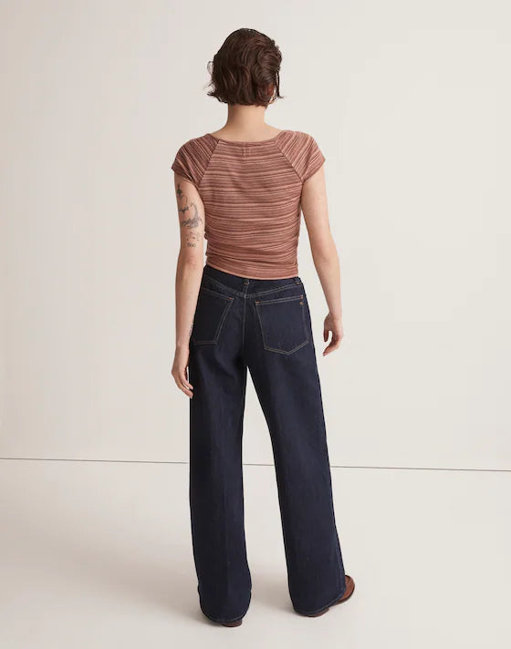 Madewell Red Stripe Tee - Small