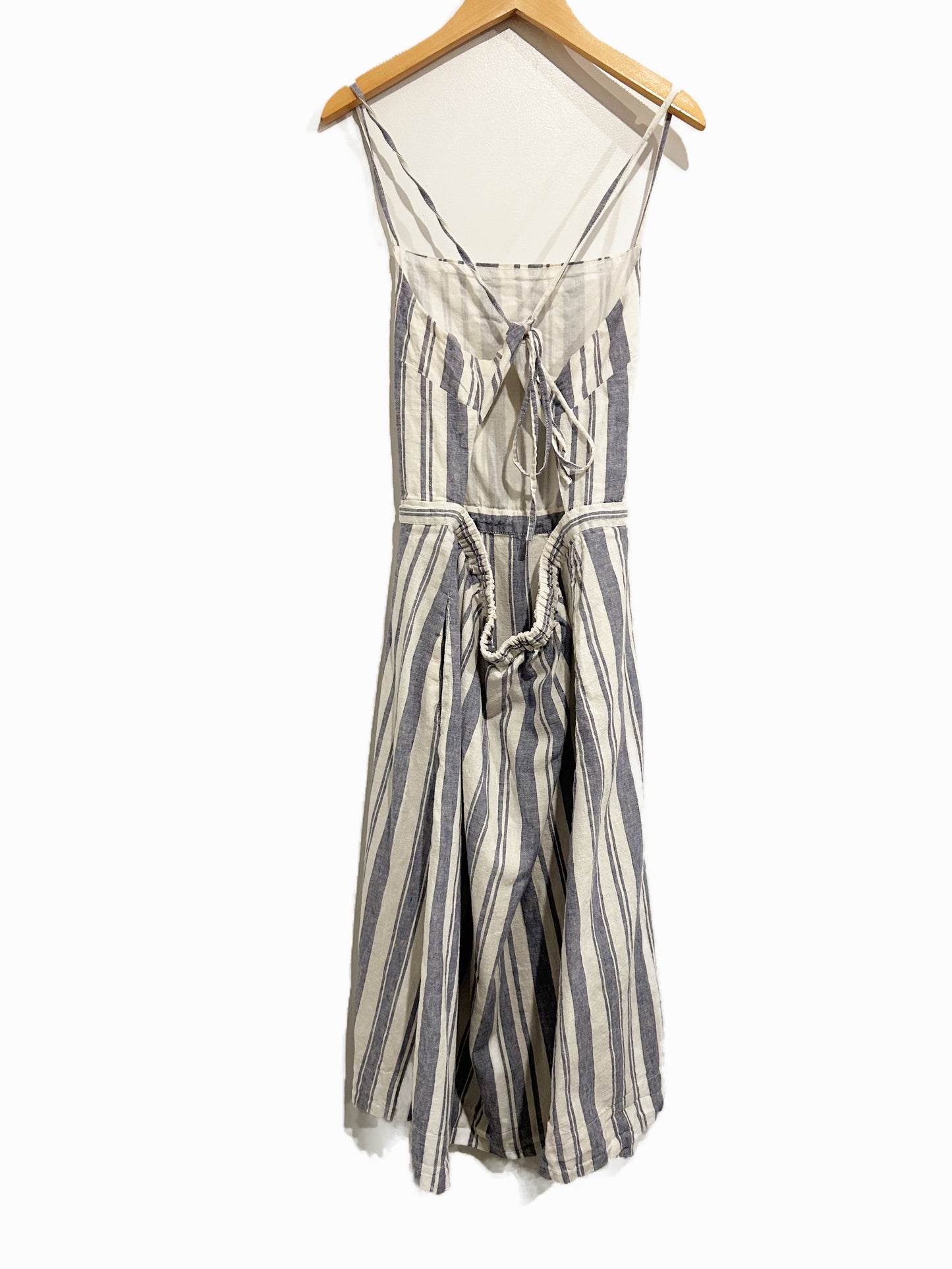 Marine Layer Lily Striped Backless Dress - Large