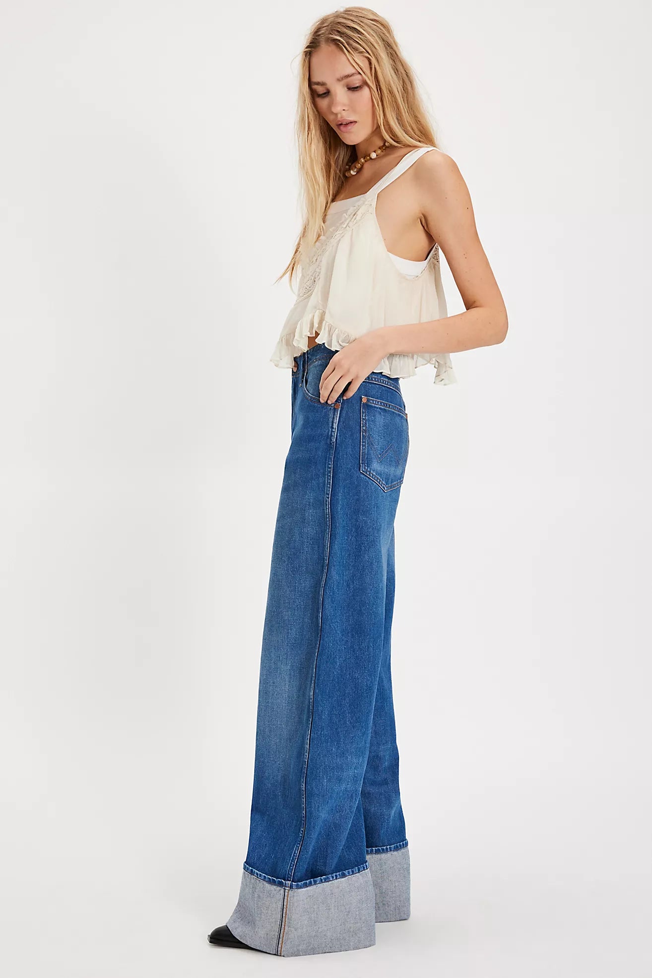 Wrangler High Rise Trouser Jeans - 27