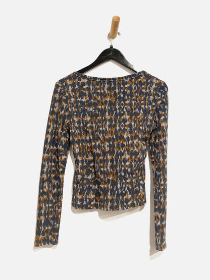 Anthropologie Pilcro Notch LS - Small