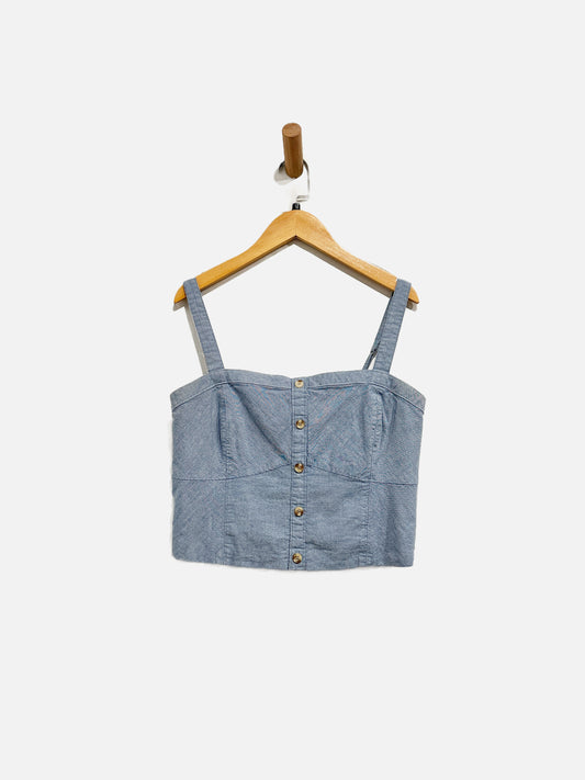 Abercrombie & Fitch Chambray Tank - Large