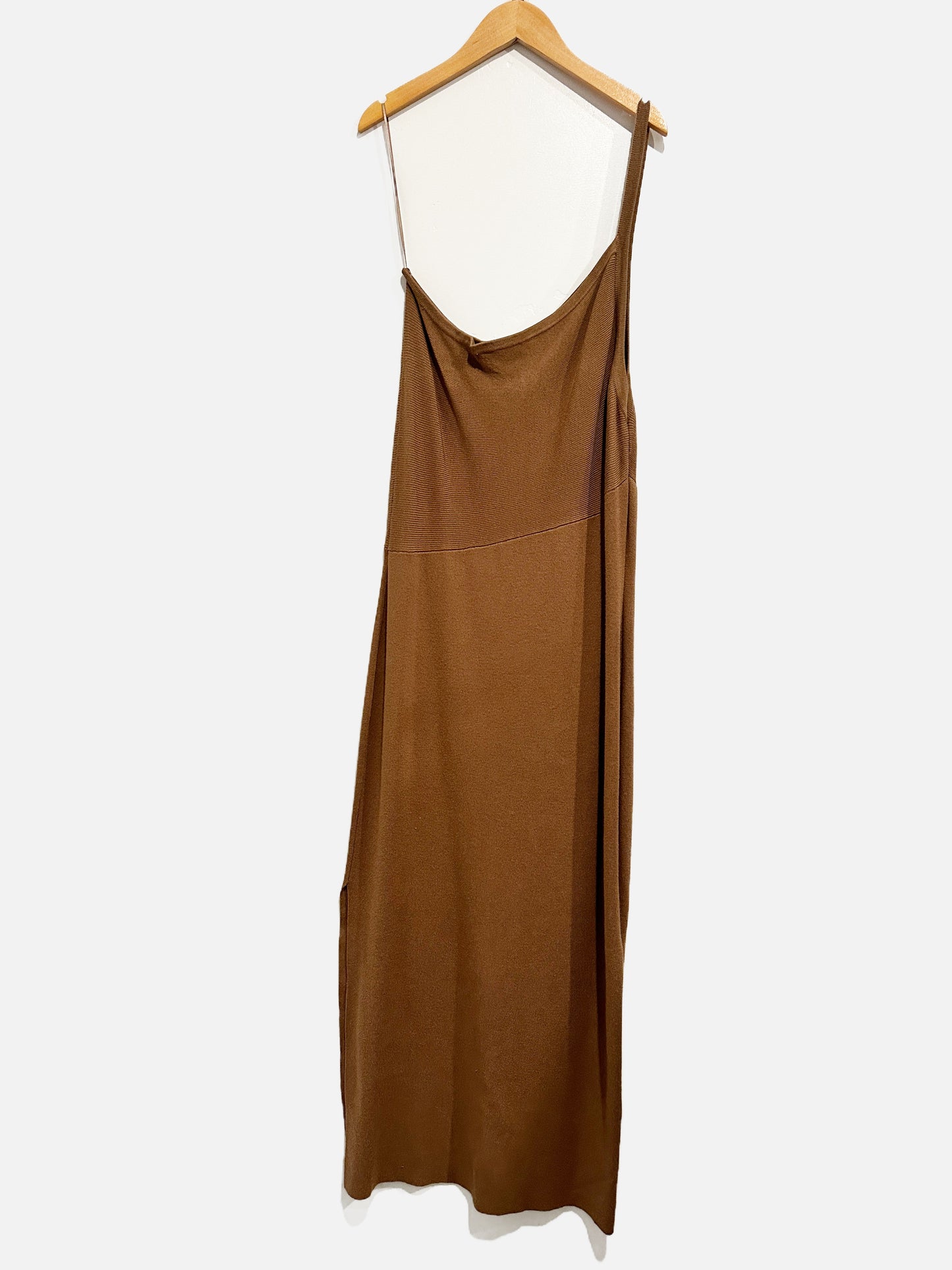 House of Harlow Brown One Shoulder Dress - Large