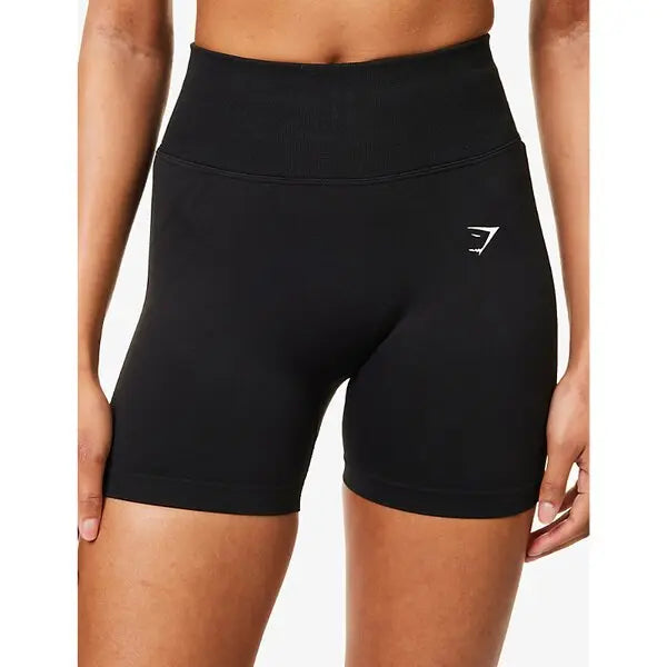 Gymshark Black Biker Shorts - Small