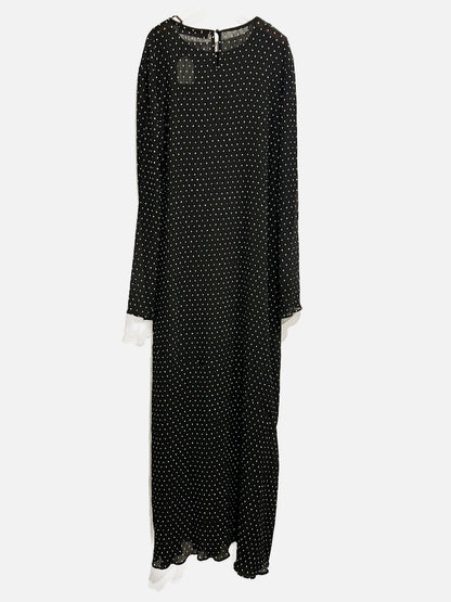 Lioness Haven Maxi Dress in Noir Polka - Medium