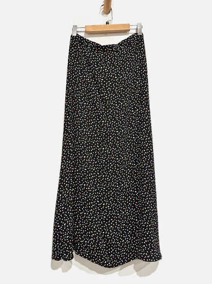 Reformation Bea Midi Skirt in Confetti Polka Dot - 4