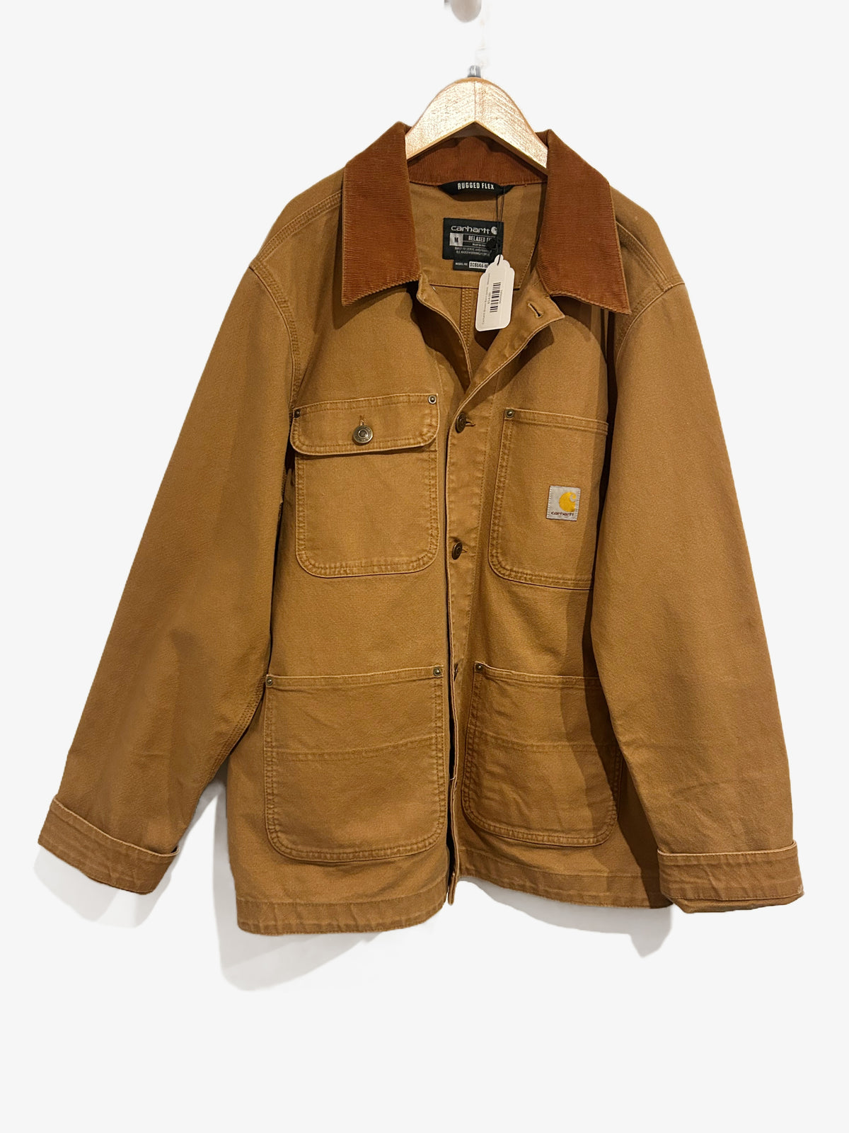 Carhartt Rugged Flex Relaxed Fit Duck Unlined Chore Coat - Medium