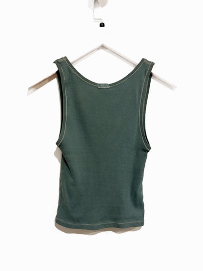 Skims Cotton Rib Tank in Kyanite - Small