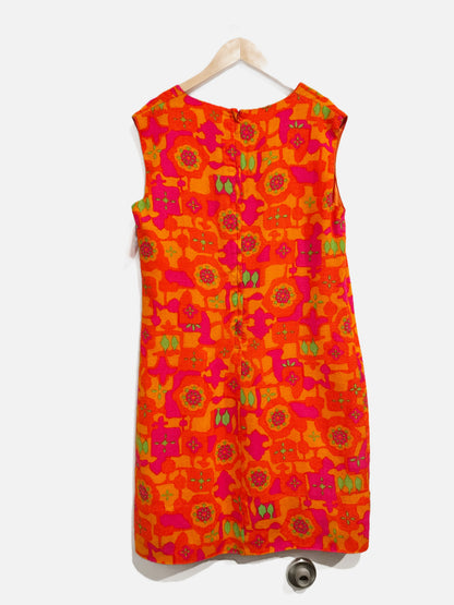 NN Vintage Orange and Pink Shift Dress