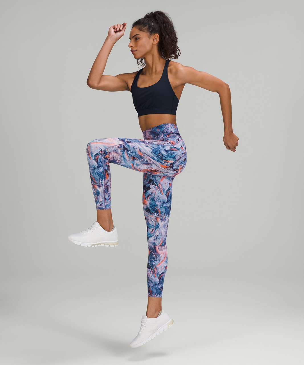 Lululemon Base Pace Blue Marble Leggings - 6