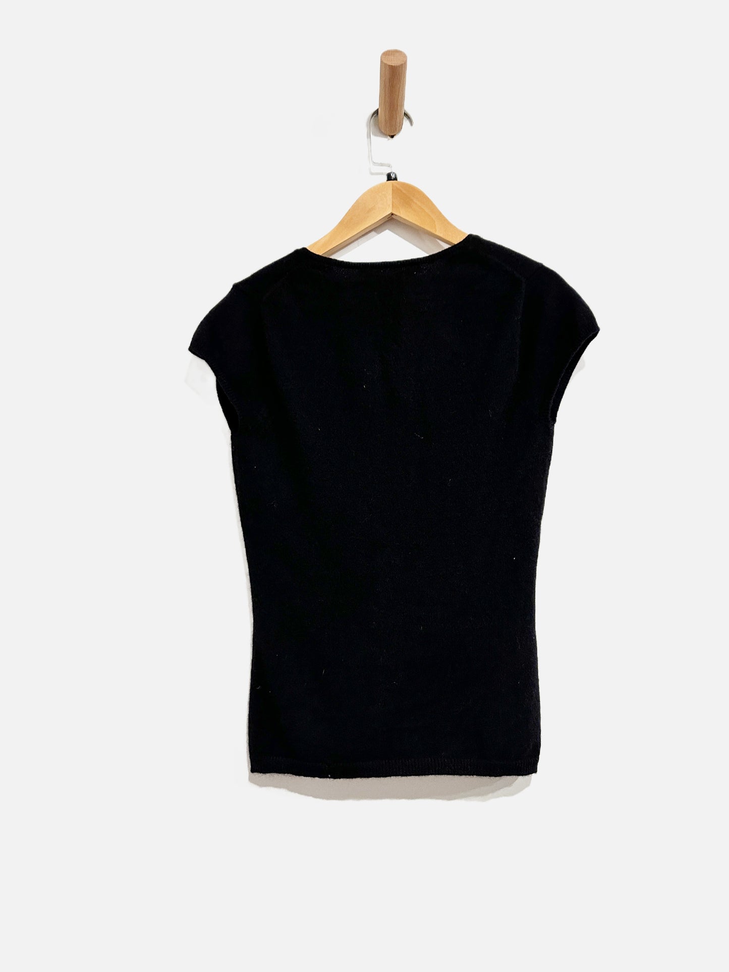 Express Design Studio Vintage Black Cashmere Short Sleeve - Medium