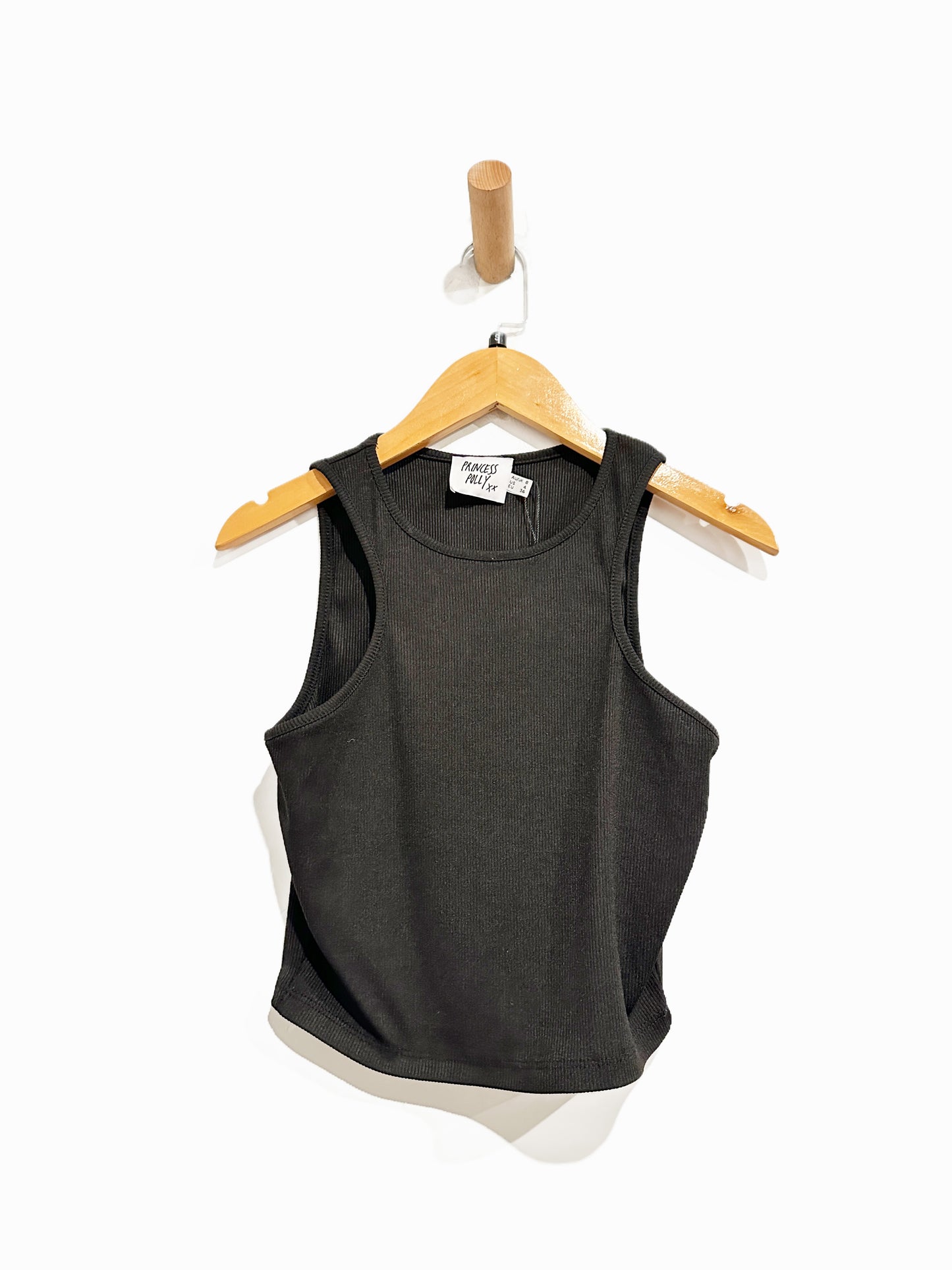 Princess Polly Black Ribbed Tank and Pant Set - 4