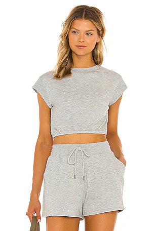 Alo Yoga Dreamy Gray Shorts - Medium