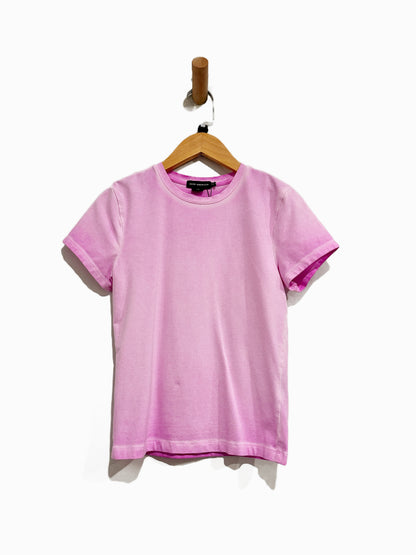 Good American Pink Super Stretch Baby Tee - XS