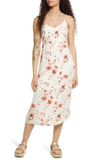 BP White Floral Midi Dress - XL