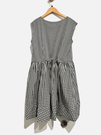 Madewell Black Gingham Dress - Small