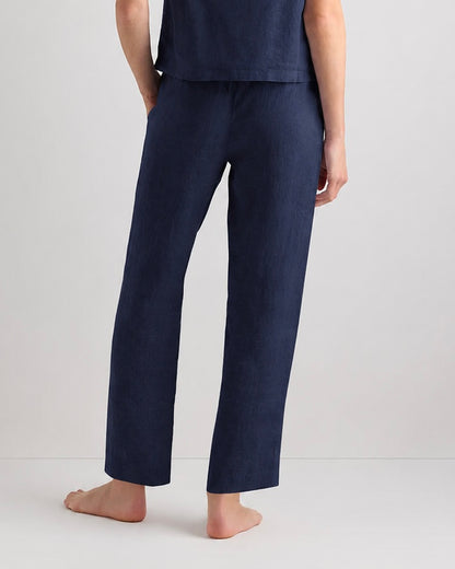 Quince Navy Linen Pants - XL