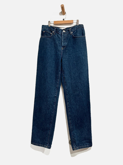 Zara Dark Wash Relaxed Fit Jeans - 6