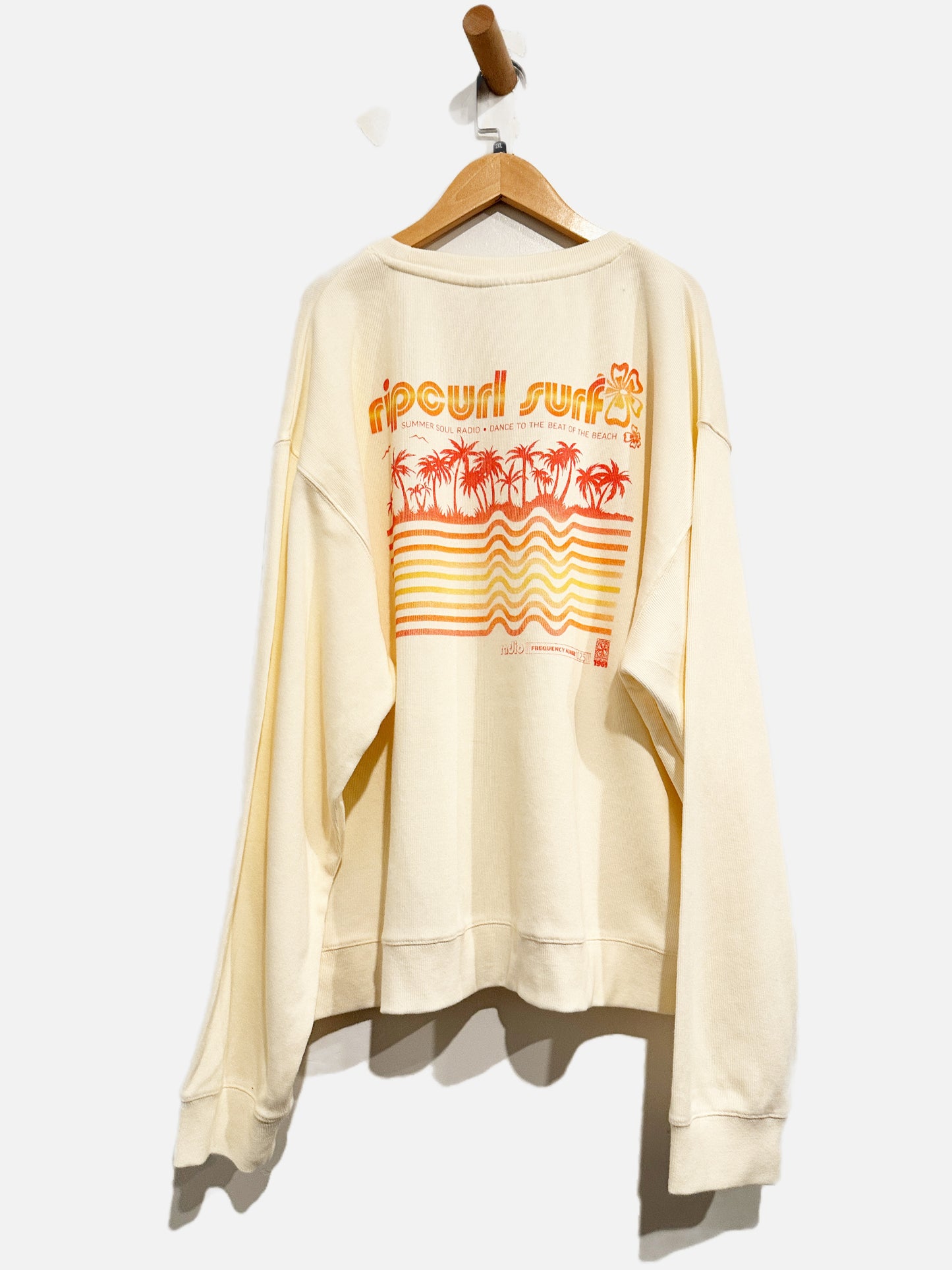 Ripcurl Orange Graphic Crewneck - XXL