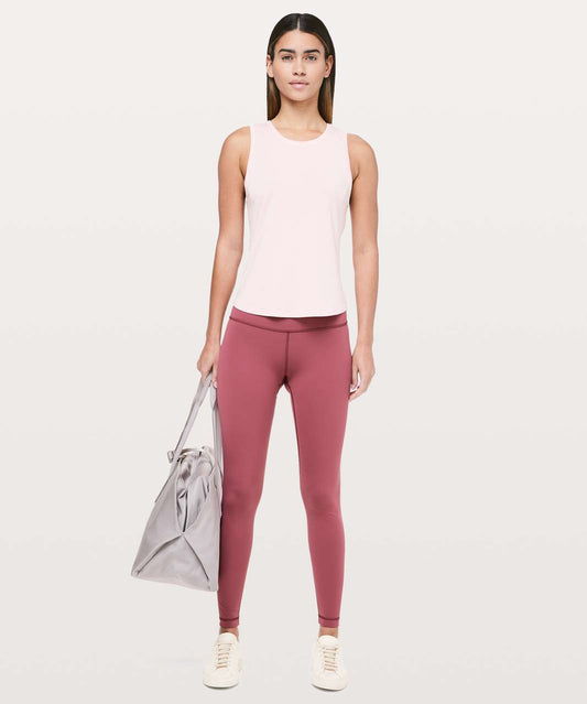 Lululemon Wunder Under Mauve High Rise Tight 28” Leggings - 4