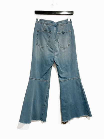 Free People Youthquake Crop Flare Jeans - 29