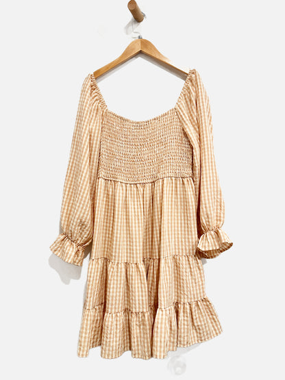 Blue B Collection Pink Gingham Dress - Medium