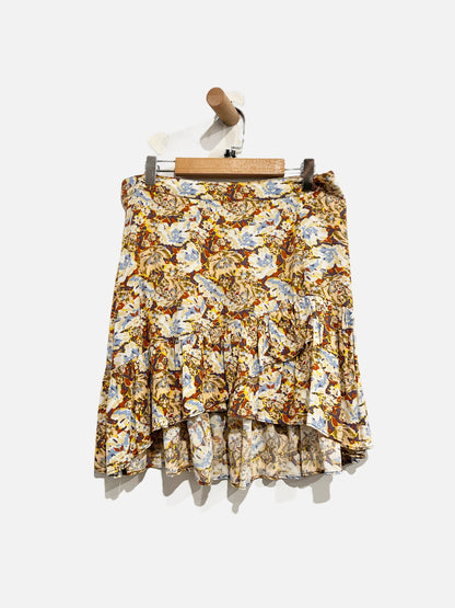 Free People Floral Mini Ruffle Skirt - 2