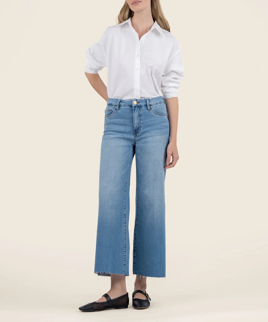 KUT Meg Fab Ab Wide Leg Jeans - 00