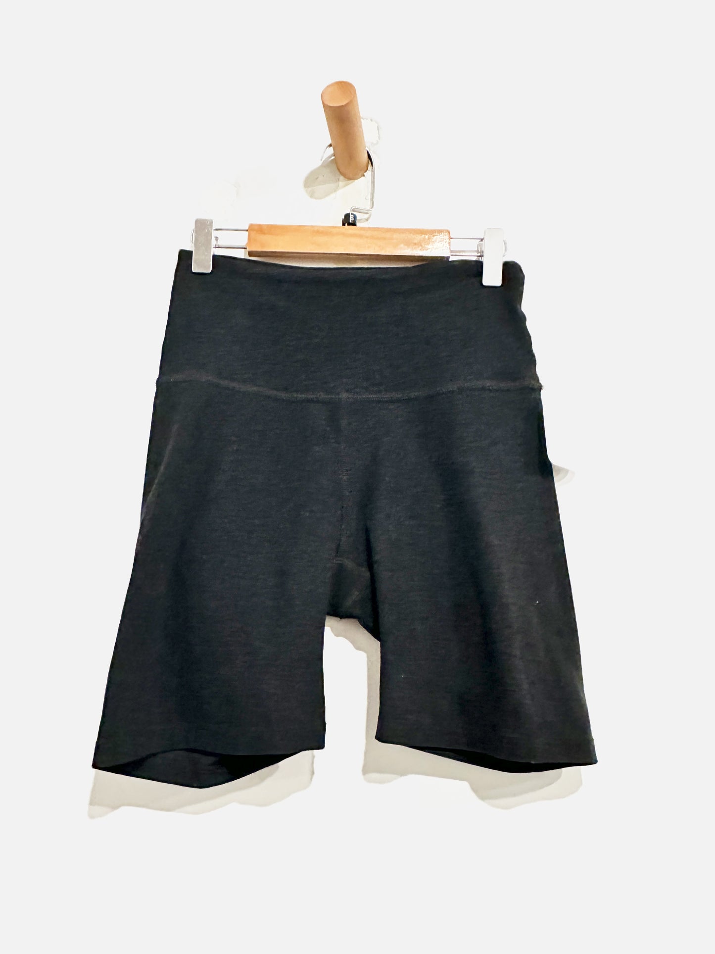 Beyond Yoga Black Spacedye Biker Yoga Shorts