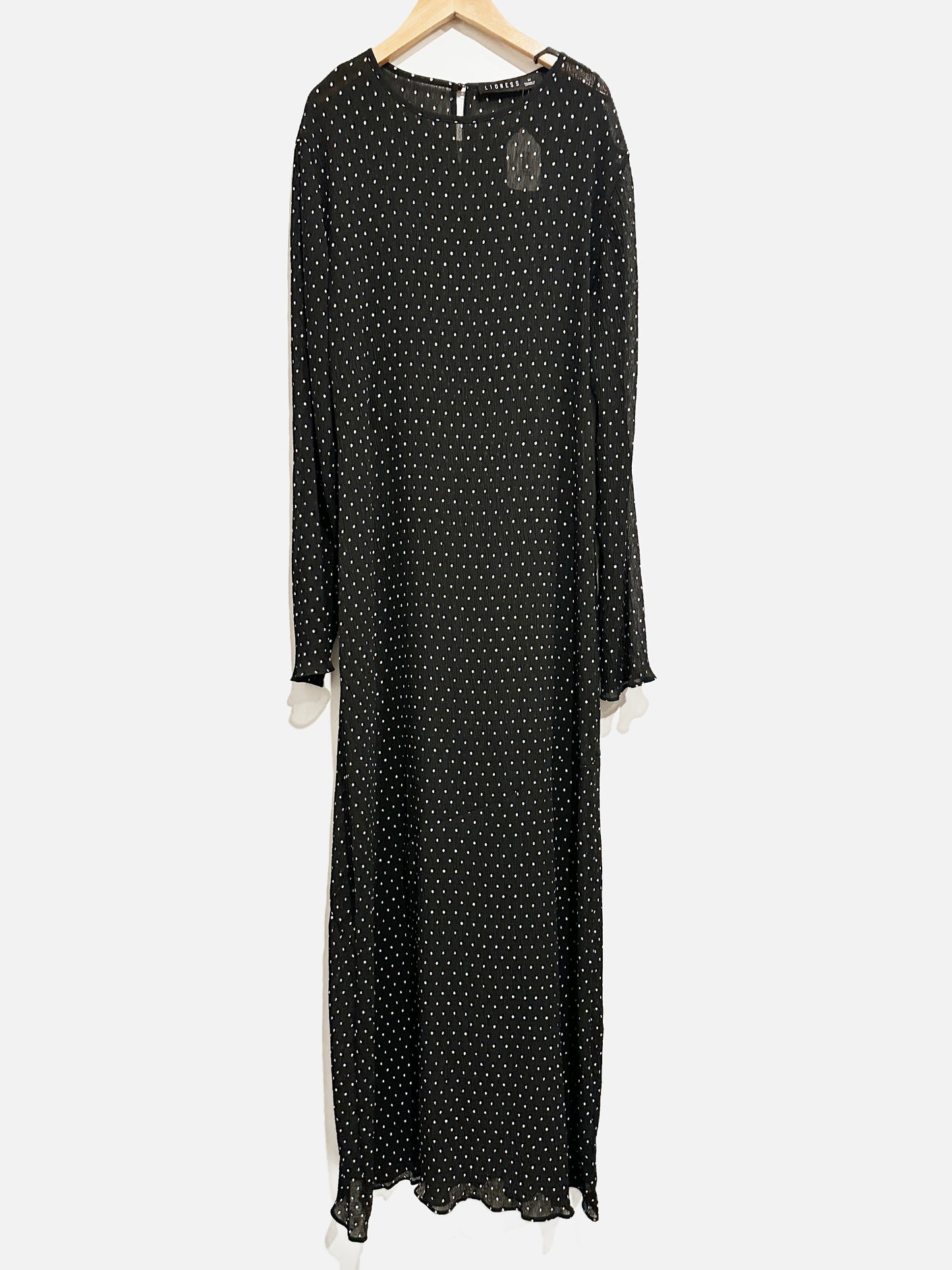 Lioness Haven Maxi Dress in Noir Polka - Medium