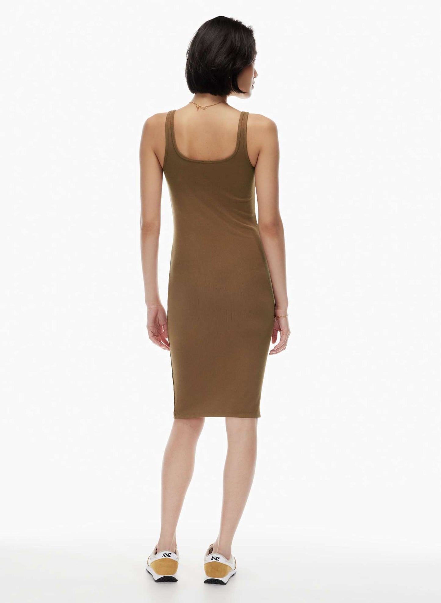 Wilfred Free Go-To Tank Dress in Mocha Sorbet - Medium