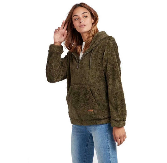 Billabong Green Fleece Hoodie - Medium