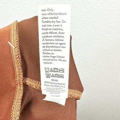 NWT Spanx Faux Suede Leggings in Rich Caramel Size 1X