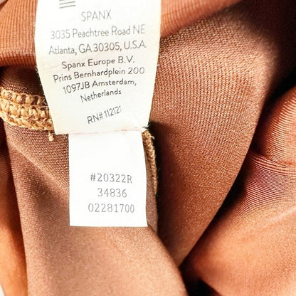 NWT Spanx Faux Suede Leggings in Rich Caramel Size 1X