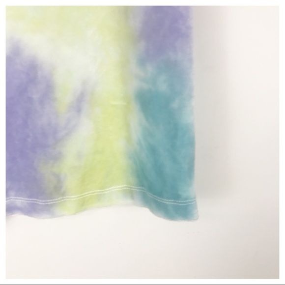 Free People Bright Eyes Velvet Tie Dye Tee Size Small