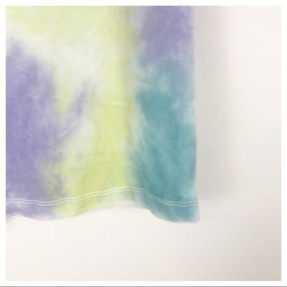 Free People Bright Eyes Velvet Tie Dye Tee Size Small