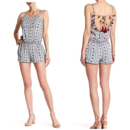 Raga NWT Daria Embroidered Jumpsuit Size XS