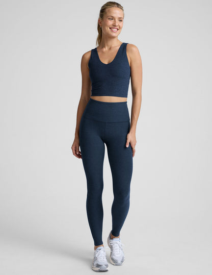 Beyond Yoga Vitalize Full Length Legging in Nocturnal Navy - XS