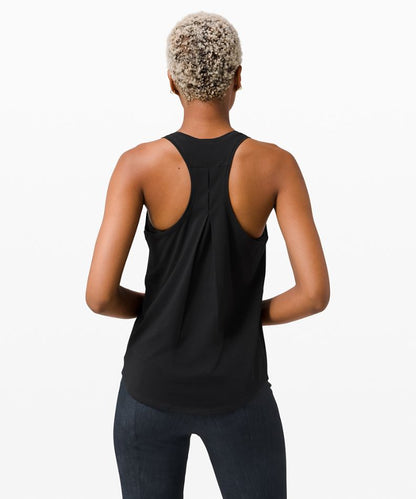 Lululemon Love Tank Pleated in Black - 6