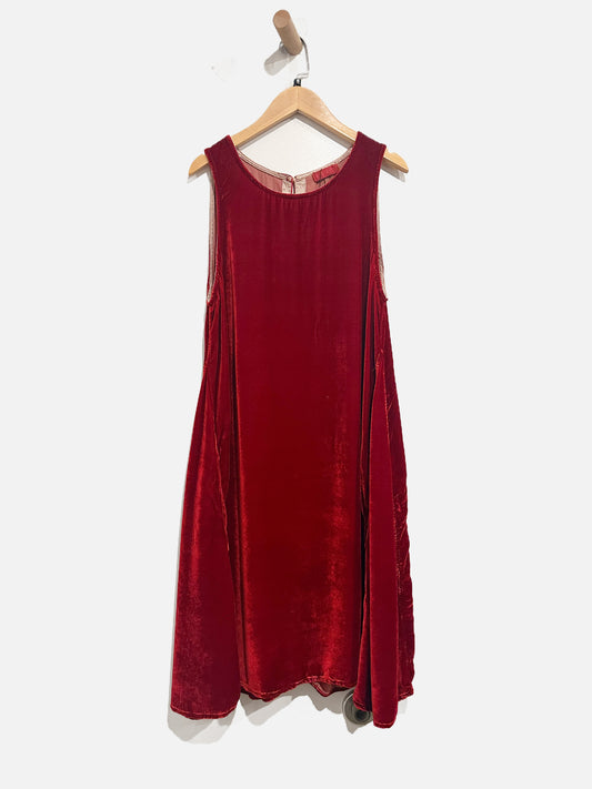 CP Shades Red Velvet Mini Dress - Medium