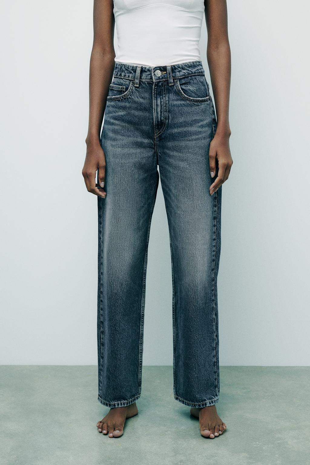 Zara High-Waisted Mom Fit Jeans - 6